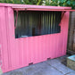 Zusammenklappbarer Stangenbehälter 3 x 2 m - Rosa RAL 3014