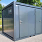 3 m PREMIUM Toilettencontainer – Doppelkabine für Damen und Herren