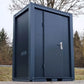Sanitärcontainer - WC mit Waschbecken und Pissoir Anthrazit