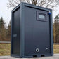 Sanitärcontainer - WC mit Waschbecken und Pissoir Anthrazit