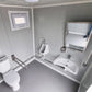 Behinderten Toilette - WC Container mit Rampe - barrierefrei