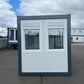Bürocontainer mit Panoramafenstern (mobil & tragbar)