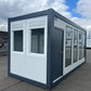 Bürocontainer mit Panoramafenstern (mobil & tragbar)